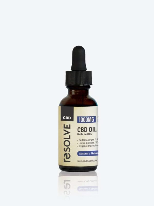 Full Spectrum CBD Oil - 1000mg Regular+, Natural